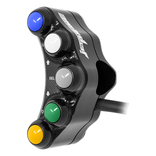 Lenkerschalter Sport links JetPrime Honda CBR 1000 RR Fireblade (08-19) JP SPS 003 – für I2M-Dashboard