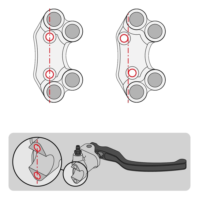 Lenkerschalter Street rechts JetPrime Ducati Panigale V4 S (21-24) JP PLD 020S – fluchtendes Lochbild