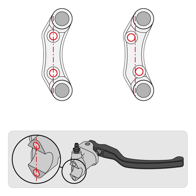 Lenkerschalter Street rechts JetPrime Yamaha YZF-R3 (19-21) JP PLDB 023 – versetztes Lochbild