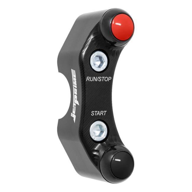 Lenkerschalter SuperSport rechts JetPrime Kawasaki Ninja ZX-6R (09-16) JP SPD 064 – für MoTeC-Dashboard, fluchtendes Lochbild