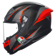 AGV K6 S Casco Slashcut Negro/Gris/Rojo | 2118395001014 