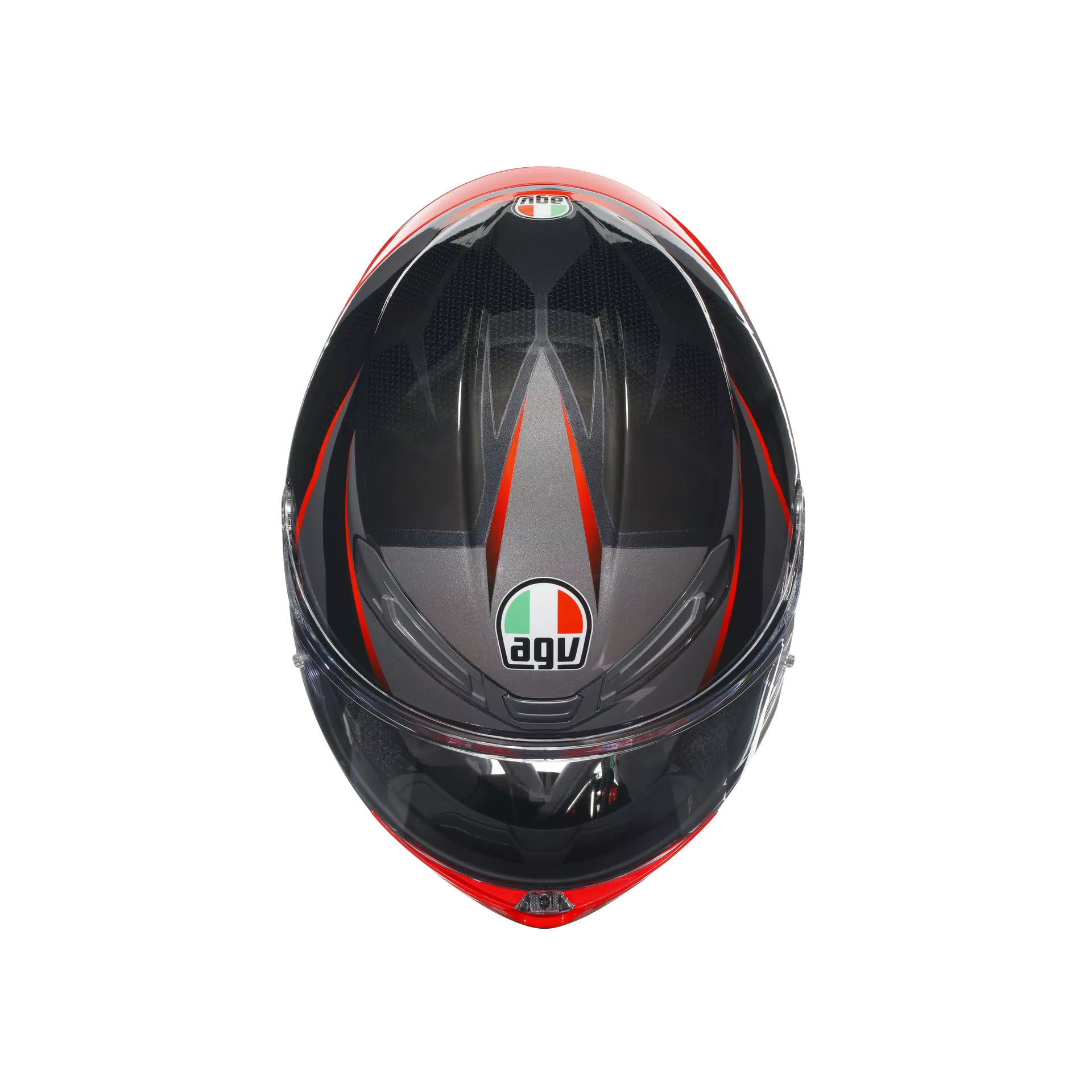 AGV K6 S Casco Slashcut Negro/Gris/Rojo | 2118395001014 