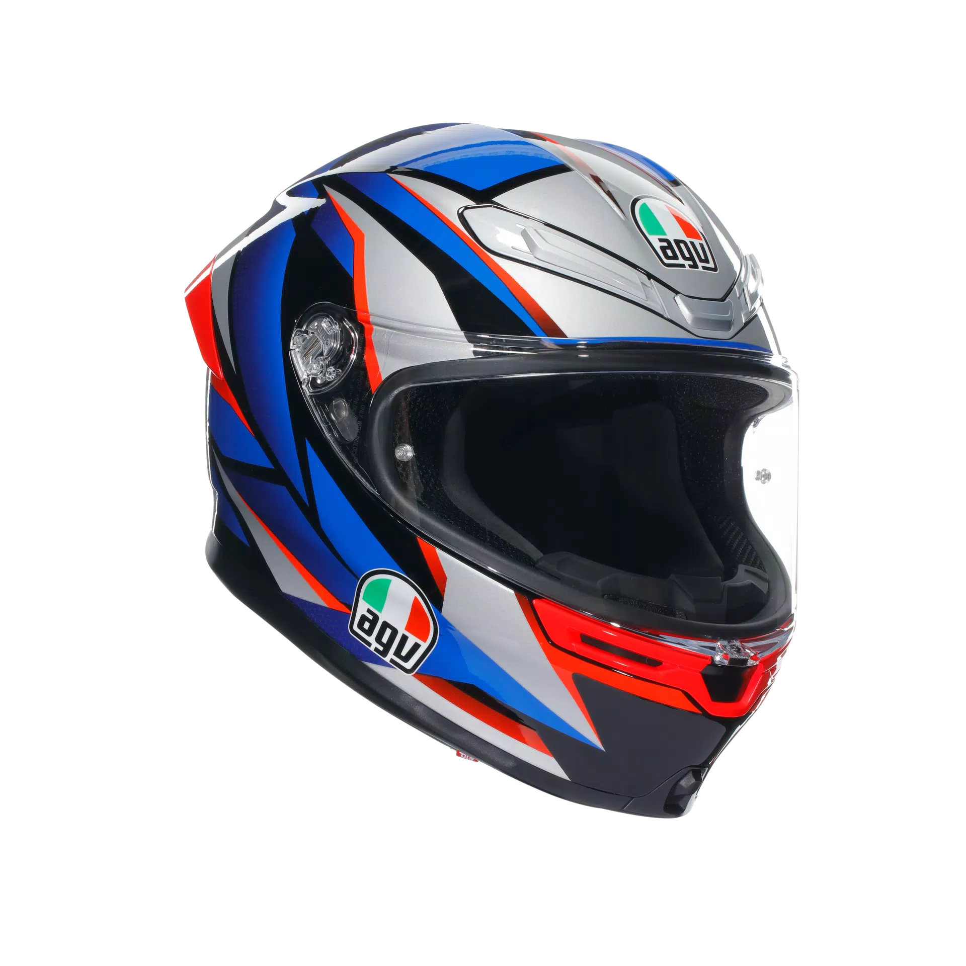 AGV K6 S Casco Slashcut Negro/Azul/Rojo | 2118395001015 