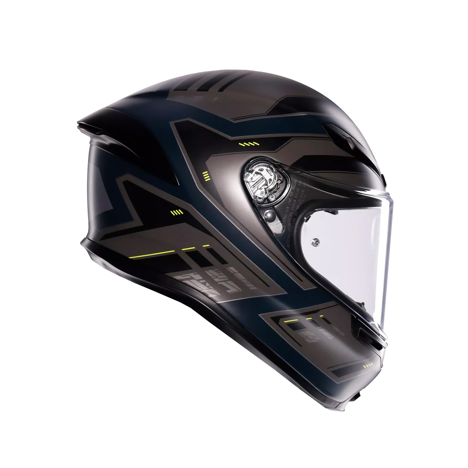 AGV K6 S Casco Enhance Mate Gris/Amarillo Fluo | 2118395001022 