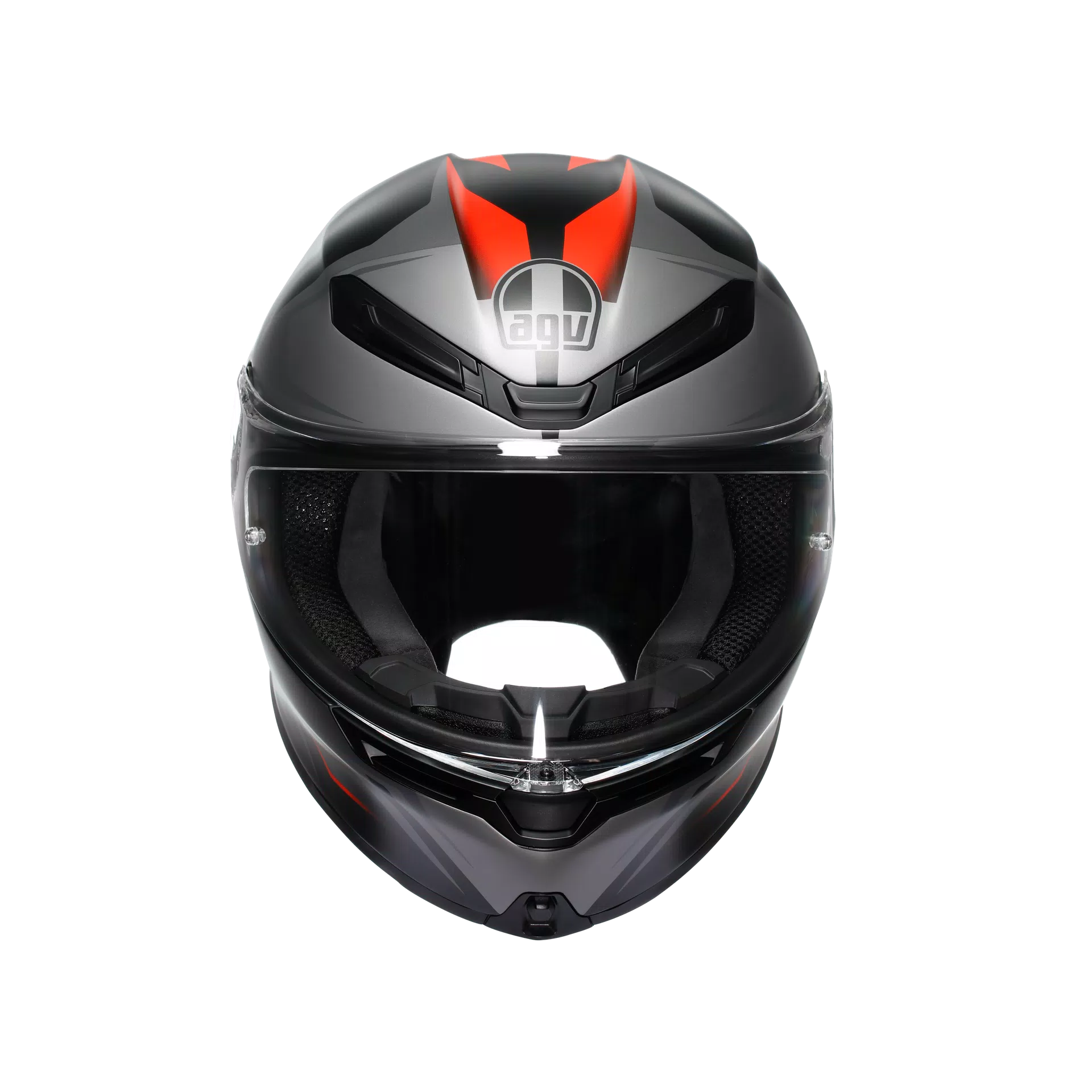 AGV K6 S Casco Karve Mate Negro/Gris/Rojo | 2118395001024 