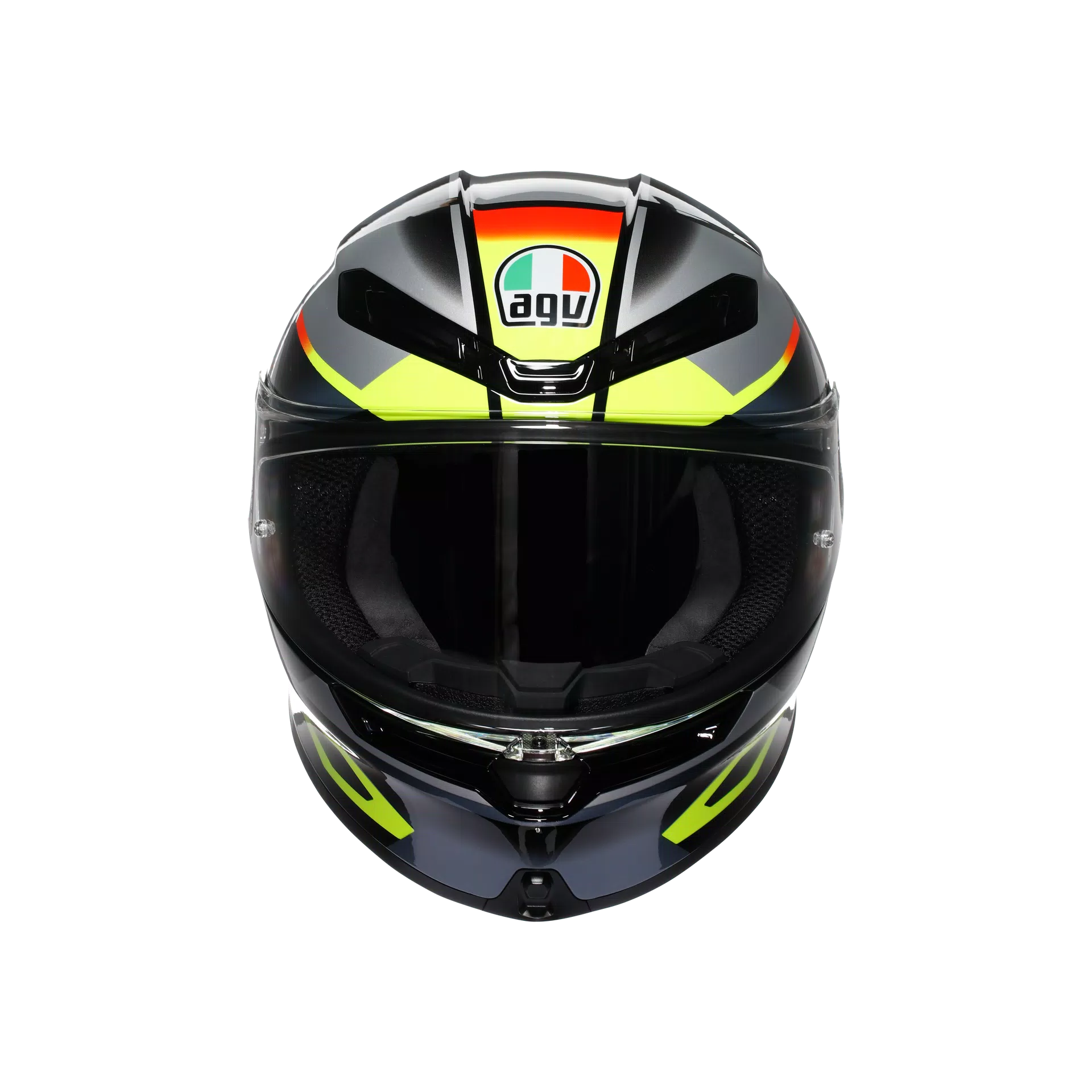 AGV K6 S Casco Erazer Negro/Rojo/Amarillo Fluo | 2118395001026 