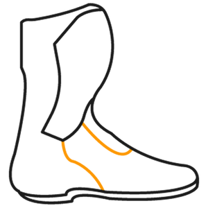 1 Paar Motorradstiefel Dainese Axial 2 (Custom Works Design)