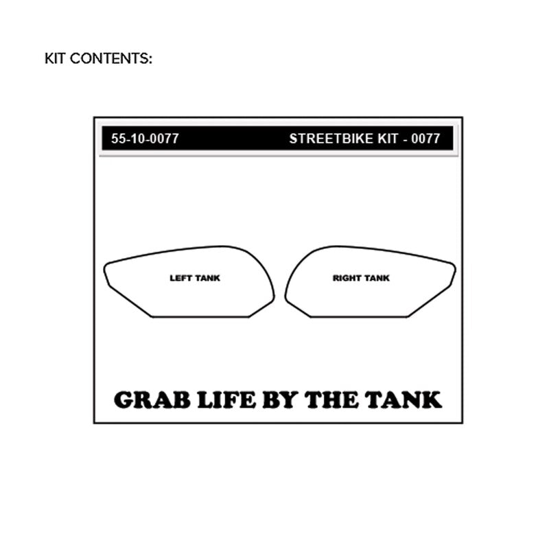 Stompgrip Vulcano Almohadillas de Tracción Triumph Daytona 675/R (06-12) 55-10-0077 