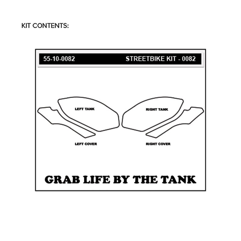 Stompgrip Vulcano Almohadillas de Tracción BMW S1000RR K46 (09-14) 55-10-0082 