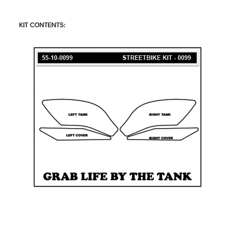 Stompgrip Vulcano Almohadillas de Tracción Yamaha YZF-R1/M RN32/RN49/RN65 (15-25) 55-10-0099 