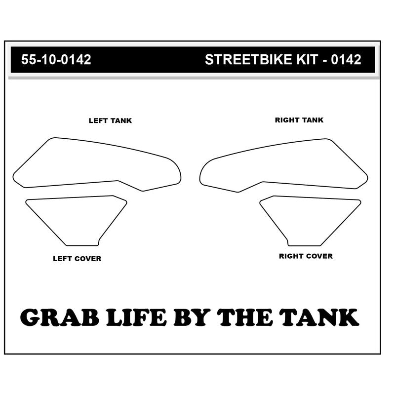 Stompgrip Vulcano Almohadillas de Tracción Honda CBR 1000 RR SC77 (17-19) 55-10-0142 