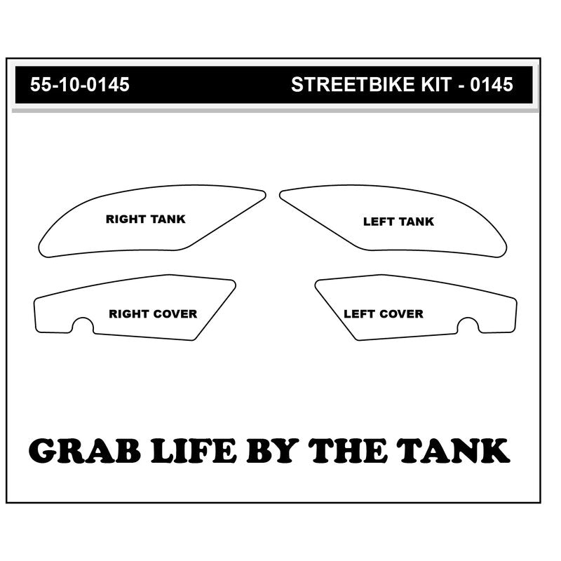 Stompgrip Vulcano Almohadillas de Tracción Yamaha YZF-R6 RJ27 (17-25) 55-10-0145 