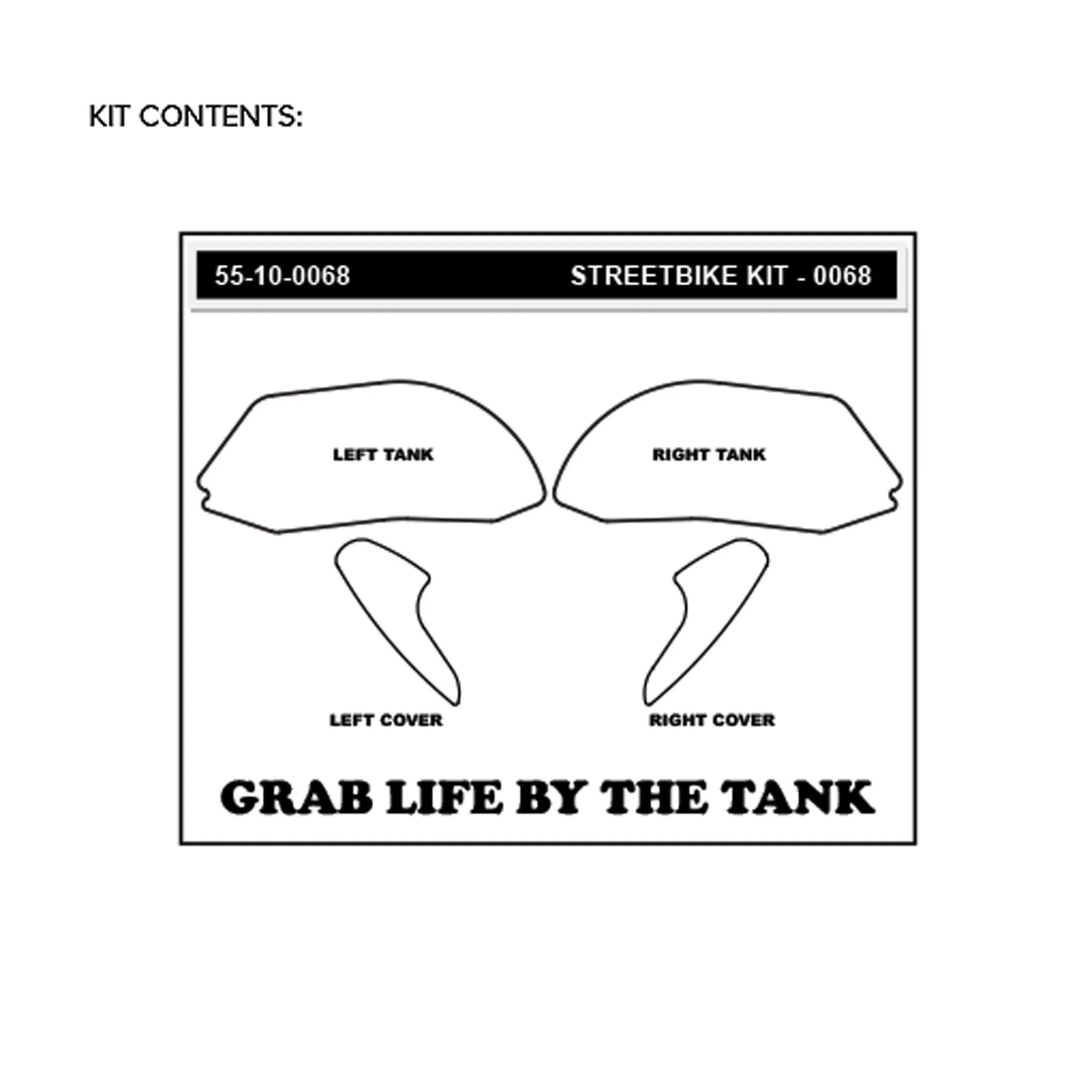 Stompgrip Icon Traction Pads Ducati Panigale V2 955 (20-24) 55-14-0068-2 