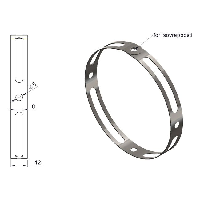 Spark Exhaust Halter Exit Konix Edelstahl Universal SGFA061