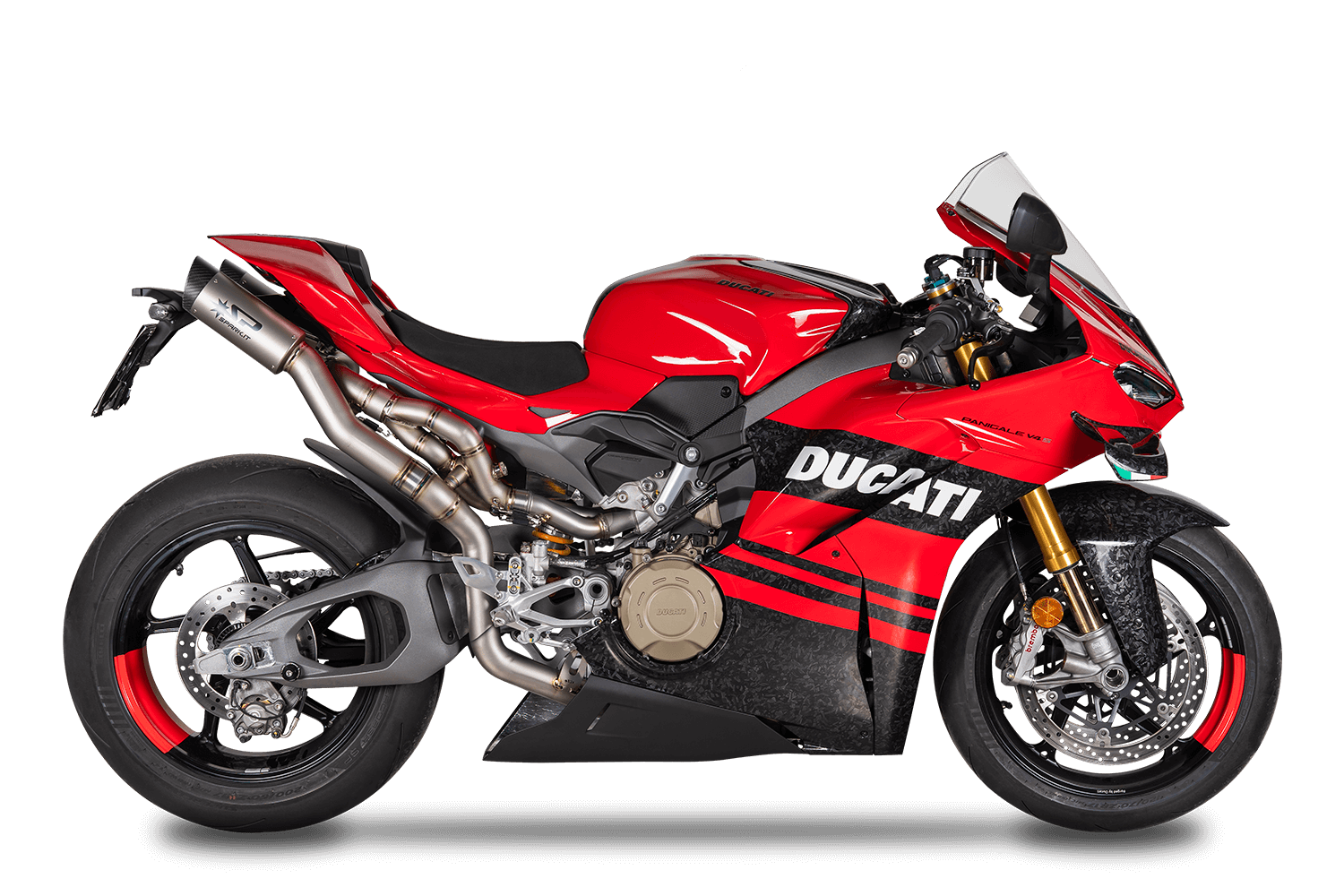 Sistema de escape completo Spark de titanio para Ducati Panigale V4/S (2025) GDU8854T 