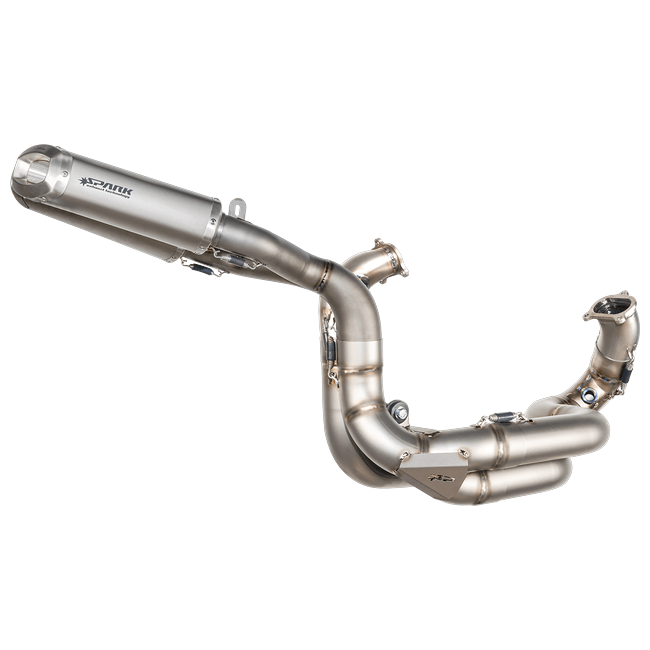 Spark Exhaust Komplettanlage Rechteckig Racing WSSP Edelstahl Ducati Panigale V2 955 (20-24) GDU8853T
