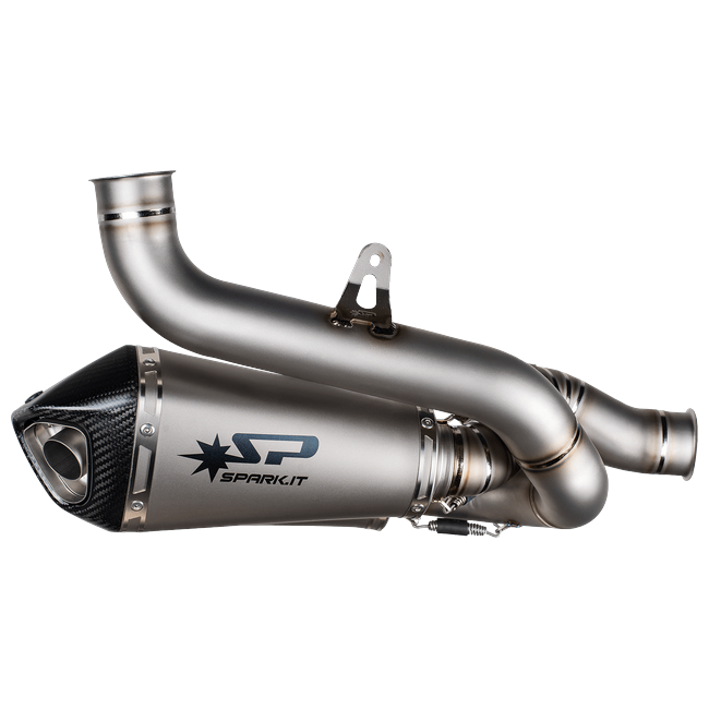 Spark Exhaust Halbkomplette Anlage Racing Satz Konix Evo Titanium Ducati V4/V4 S (25-26) GDU8856T
