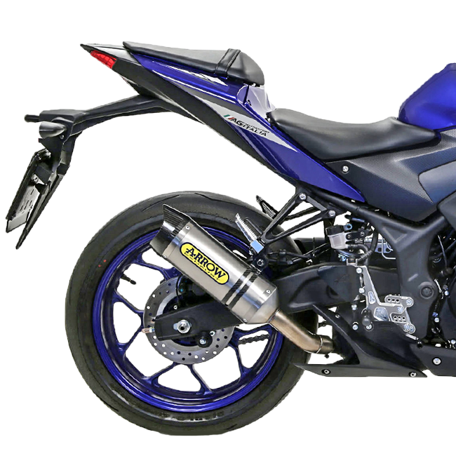 Escape Arrow Slip-On Thunder Aluminium Yamaha YZF-R3 (15-18) 71831AK 