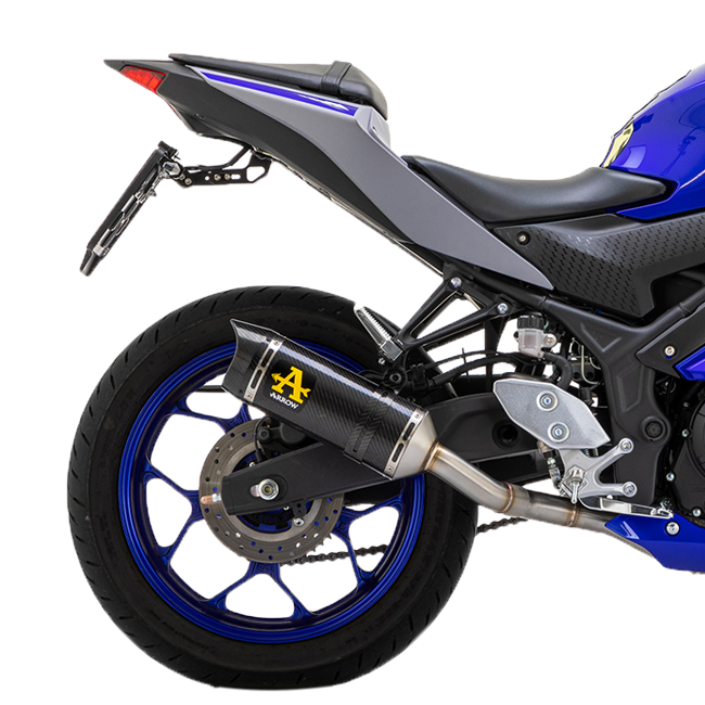 Escape Arrow Slip-On Thunder Carbon Yamaha YZF-R3 (21-25) 71831MK 