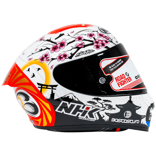 Réplica del casco NHK GP-R Tech Race Alonso López Motegi Japón 2024 