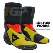 Botas de moto de carreras y carretera Dainese Axial 2 Air para hombre | Edición Germania | Custom Works 