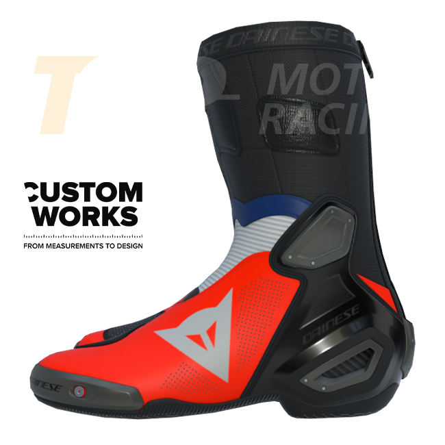 Botas de motocicleta de carretera y racing Dainese Axial 2 Air para hombre | Edición Francia | Custom Works 