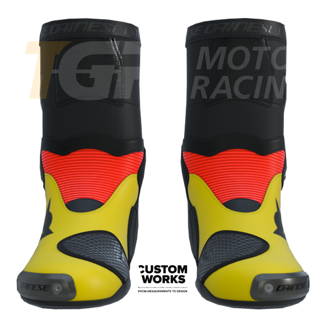Dainese Axial 2 Racing und Straßen Motorradstiefel Herren | Germania Edition | Custom Works