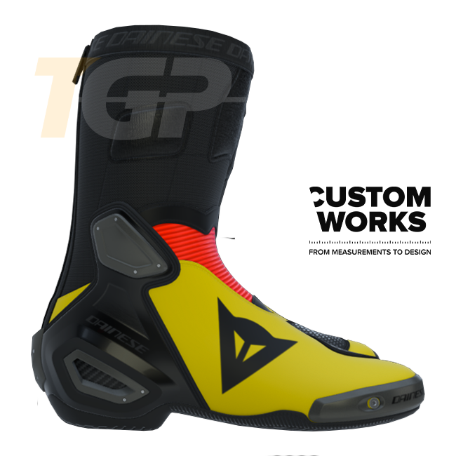 Dainese Axial 2 Racing und Straßen Motorradstiefel Herren | Germania Edition | Custom Works