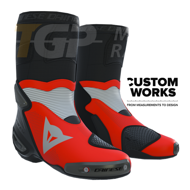 Dainese Axial 2 Air Racing und Straßen Motorradstiefel Herren | Austria Edition | Custom Works