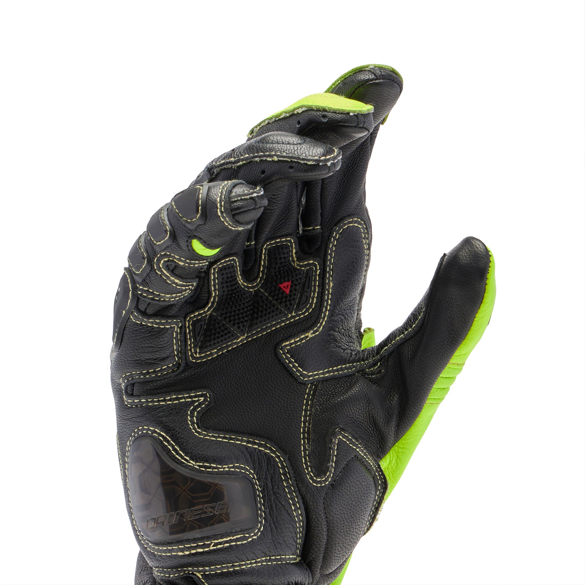 Guantes de cuero para moto Dainese Full Metal 7 Racing | Hombre | Negro/Amarillo Neón | 201810001462000 