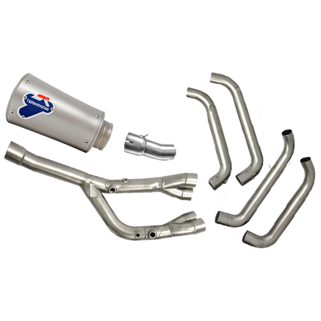 Sistema de escape completo de acero inoxidable Termignoni GP2R-R para BMW S1000RR K67 (19-22) BW26094SO03 