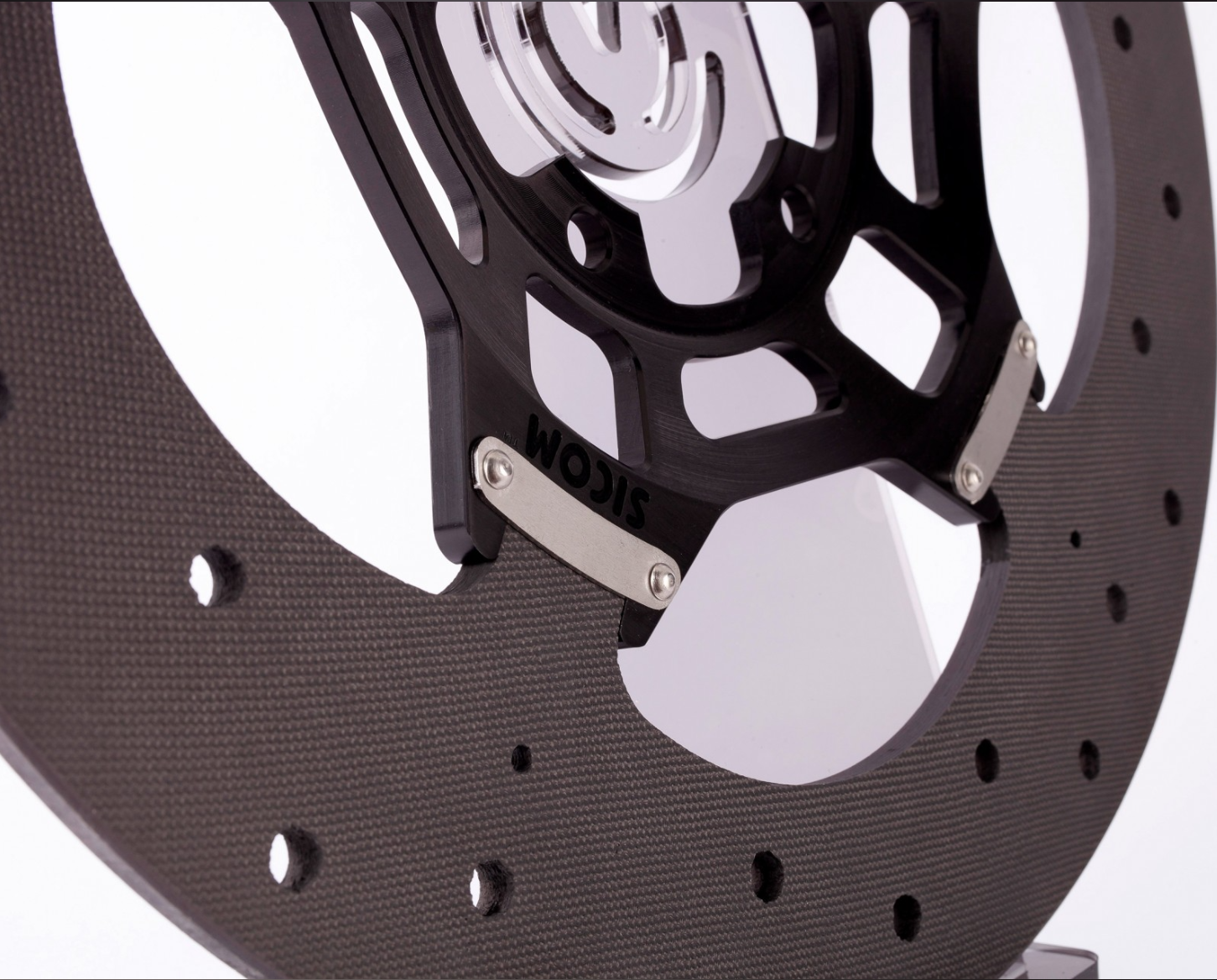 Kit SICOM Carbon-Cerámica Discos de freno Estilo GP SSP 330x6mm Ducati Panigale V4/S/R (25-26) 