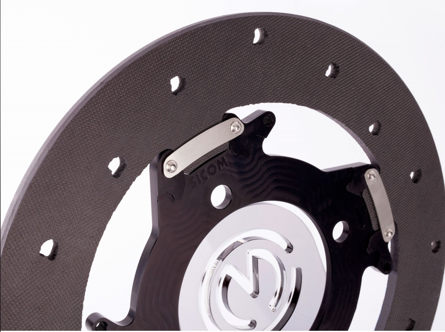 Kit SICOM Carbon-Cerámica de rueda trasera-Discos de freno T-Drive 245x6mm para Ducati Panigale V4/S/R (18-24) 