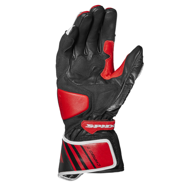 Guantes de cuero para moto Spidi Carbo 7 Racing | Hombre | Rojo | A210014 