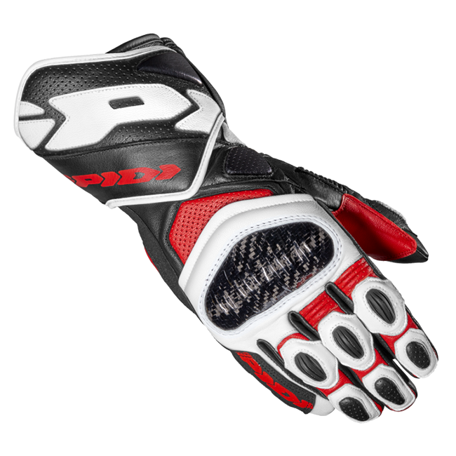 Guantes de cuero para moto Spidi Carbo 7 Racing | Hombre | Rojo | A210014 