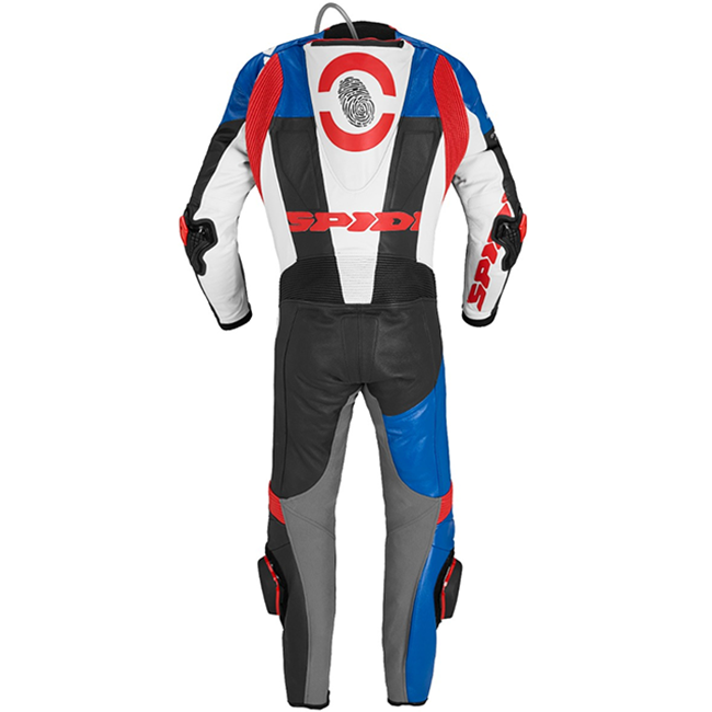 Spidi DP-Progressive mono Mono de cuero – Mono de competición perforado | Hombre | Azul/Gris | Y161238 