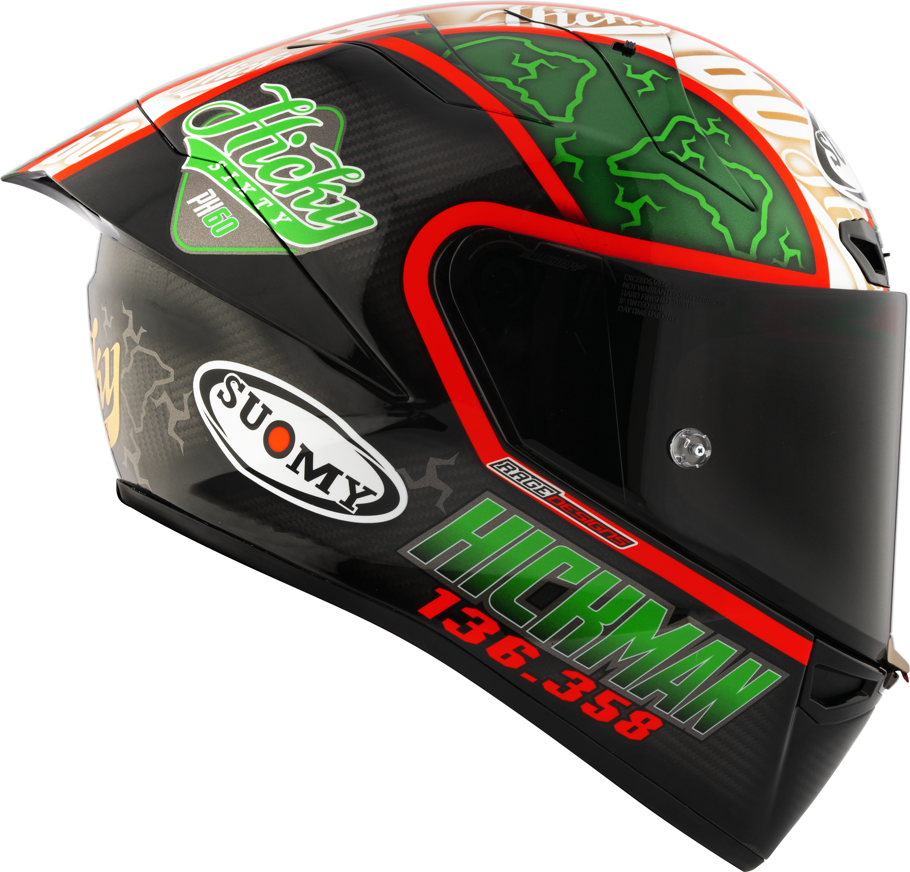 Suomy S1-XR GP Casco Réplica Peter Hickman 2024 K6SX0010 