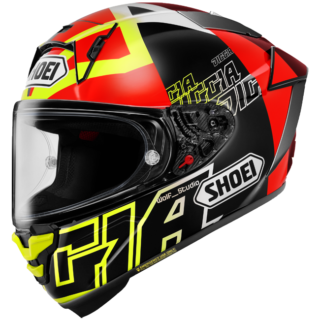 Casco Shoei X-SPR PRO Diggia2 TC-3 Fabio Di Giannantonio réplica 2025 