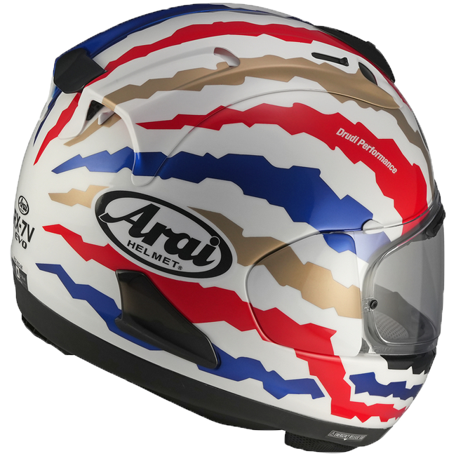 Réplica del casco Arai RX-7V Evo Mick Doohan Jubilee Restyle 137-0386 