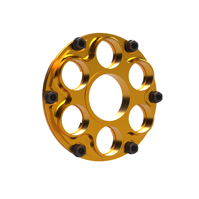 Brida de junta de amortiguador de aluminio Ruckdämpfer K-Bike para Ducati Panigale V4/S/R (18-24) FC12 