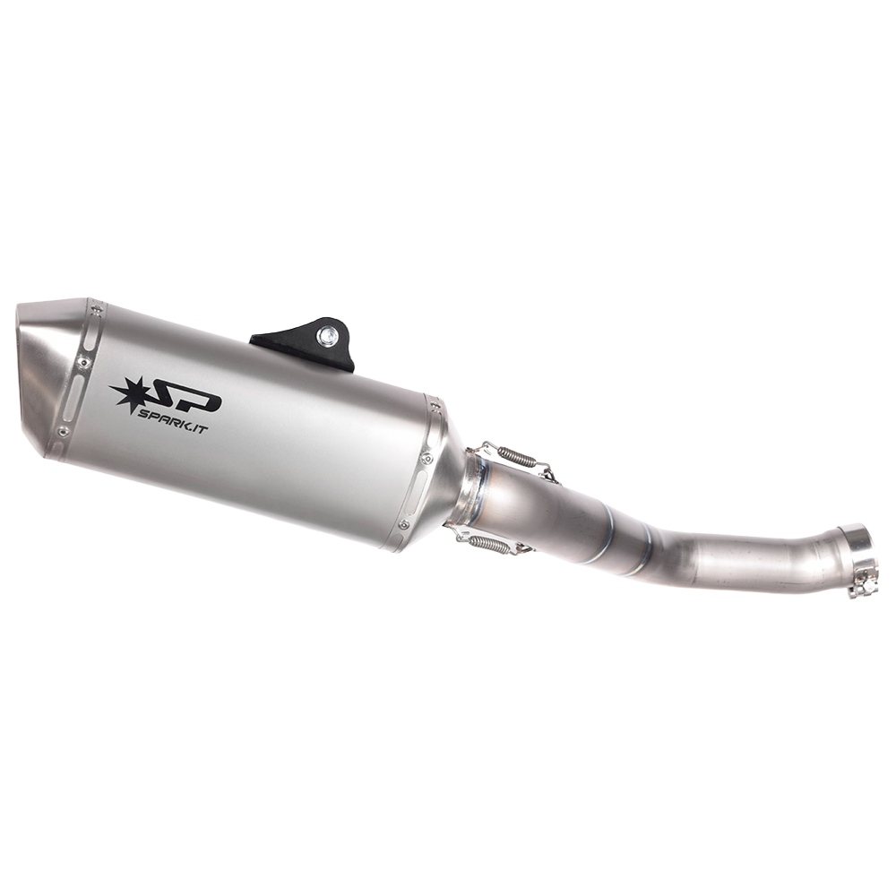 Spark Exhaust Halbkomplette Anlage Satz Force 300 mm Titanium Kawasaki ZX-10R/RR (16-20) GKA8817T
