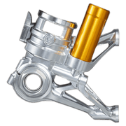 Juego de pie de horquilla CNC de 108 mm "GP Style" Motocorse Ducati Panigale V4/S/R (18-24) 