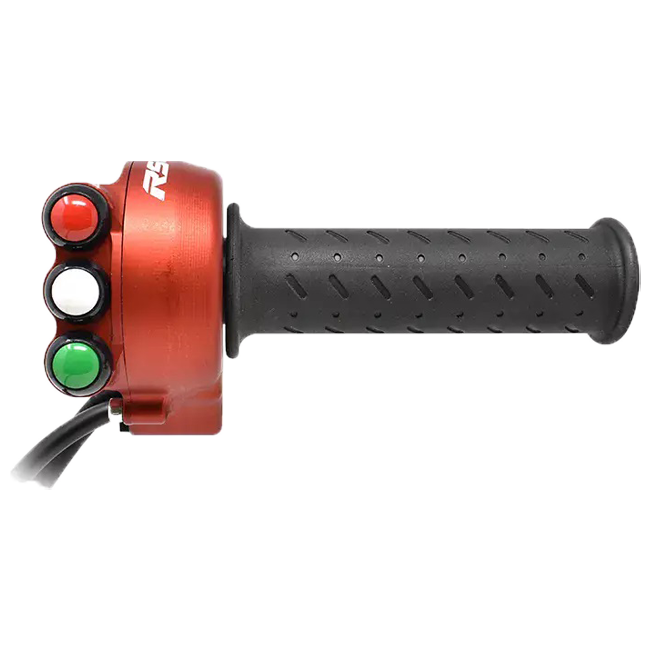 Cuerpo del puño del gas con interruptor de manillar integrado JetPrime Aprilia RS 660 (20-25) JP ACC 660 