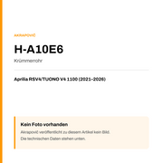 Akrapovic Krümmerrohr Aprilia RSV4 / TUONO V4 1100 (21-26) H-A10E6 — Platzhalter, kein Herstellerfoto verfügbar