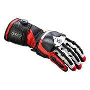 Knox Handroid MK5 guantes de cuero de competición | Hombre | Rojo | 11769404105 