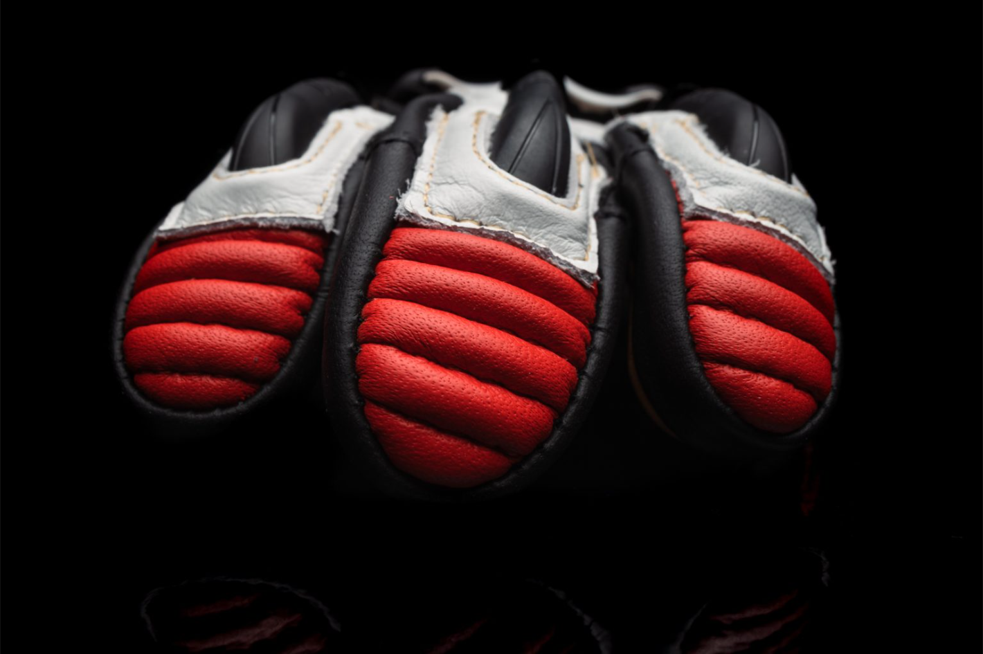 Knox Handroid MK5 guantes de cuero de competición | Hombre | Rojo | 11769404105 