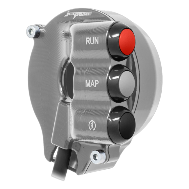 Gasgriffgehäuse mit integriertem Lenkerschalter JetPrime Aprilia RS 660 (20-24) JP CO AP660N