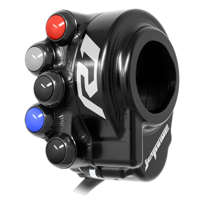 Gasgriffgehäuse mit integriertem Lenkerschalter JetPrime Yamaha YZF-R1M (20-24) JP CO YA033