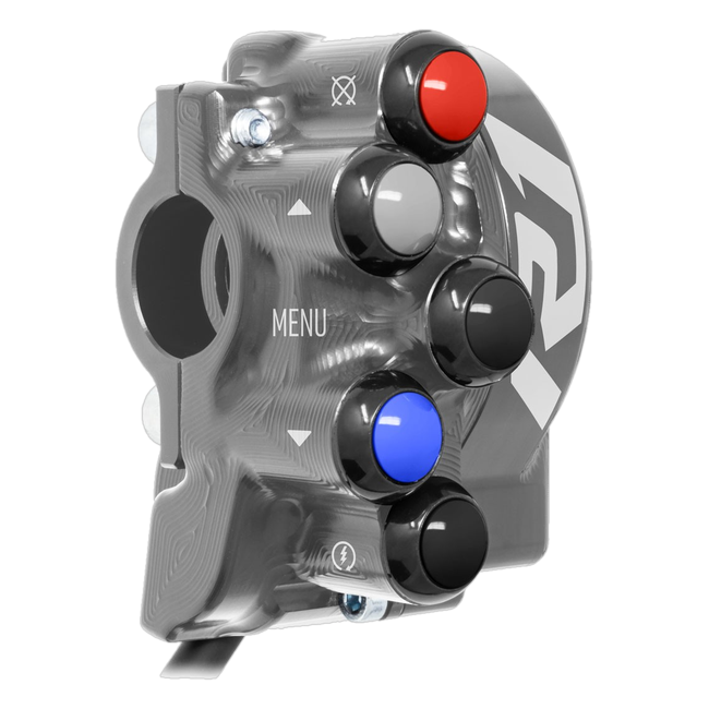 Gasgriffgehäuse mit integriertem Lenkerschalter JetPrime Yamaha YZF-R1 / R1 Race (20-25) JP CO YA033