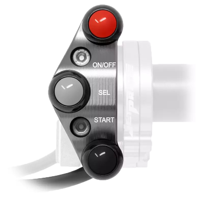 Interruptor de manillar para JetPrime JP ACC 154 puño de gas Kawasaki ZX-10 R/RR (21-25) JP PLD 154 